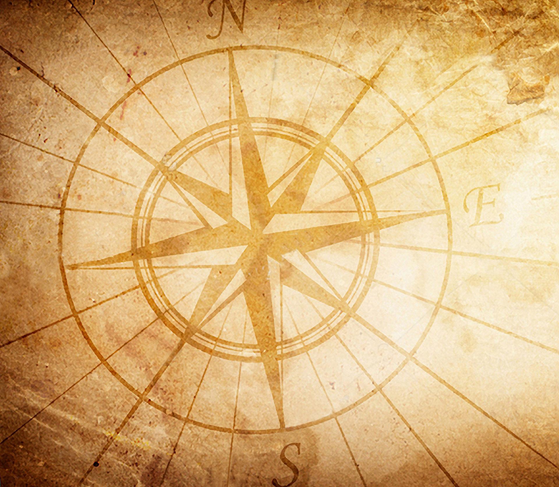 Compass rose background graphic